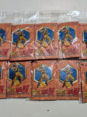 Dragon Ball Z 10x Goku Ki Blast Enamel Pin Lot Official DBZ Collectible Pins